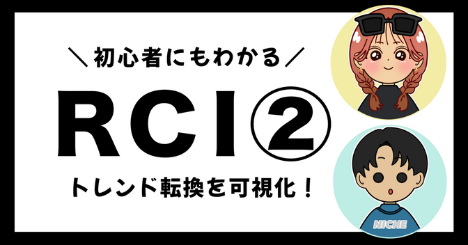 【RCI】トレンド転換を可視化！②