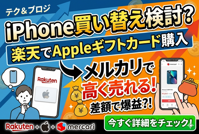 【メルカリ】まだ間に合う！iPhone買い替え検討の方へ　