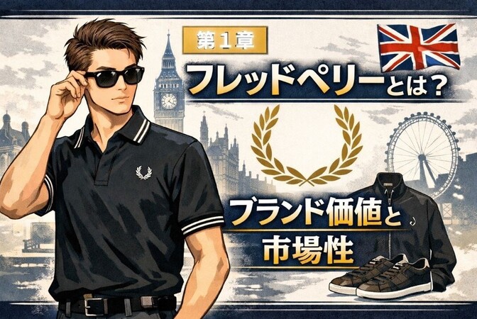 ①「フラットベリーせどり」第1章：フレッドペリーとは？ ブランド「価値」と「市場性」について解説。