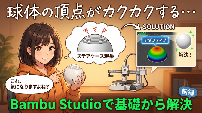 スライサーの魔法・前編｜Bambu Studioの可変レイヤー高さ、原理と基本操作を完全理解する