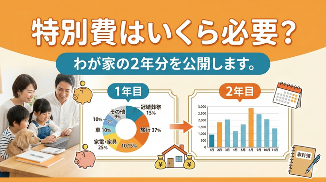 特別費はいくら必要？わが家の2年分を公開します