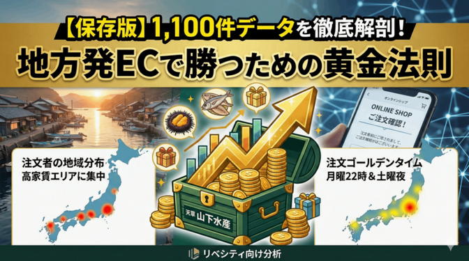 【保存版】5年分の注文データ1,100件を解剖してわかった「地方発EC」で勝つための黄金法則