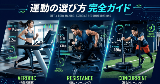 【医師解説】結局、何が最強？ダイエット・ボディメイクのための「運動の選び方」完全ガイド