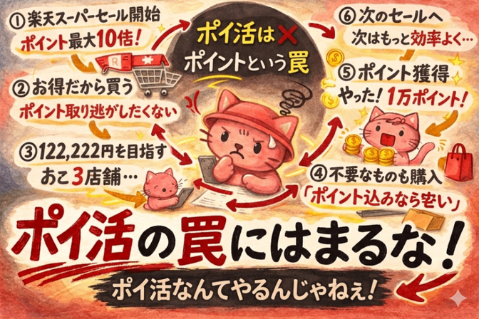 ポイ活なんてやるんじゃねぇ 　楽天スーパーセールで見えたポイ活の心理