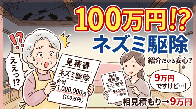 「J◯の紹介だから安心」…母が100万円のネズミ駆除契約をしていました【クーリングオフ実体験】