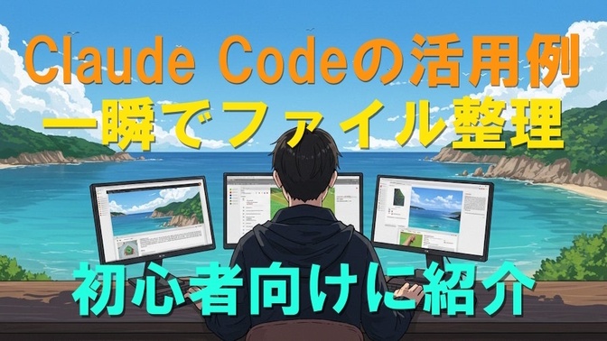 Claude Codeでファイル整理｜初心者向けに活用例紹介