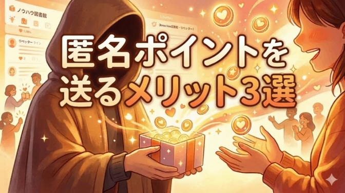 匿名ポイントを送るメリット3選