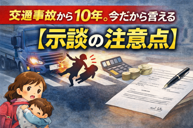 交通事故から10年。今だから言える【示談の注意点】