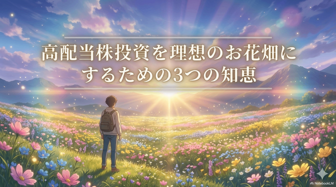 高配当株投資を理想のお花畑にするための3つの知恵