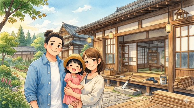 地方の田舎で築100年の古民家に5年間暮らした30代子育て夫婦のリアル