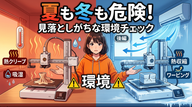 【後編】3Dプリント前の5分チェックリスト ─ スライス設定・環境・運用データで12項目完成