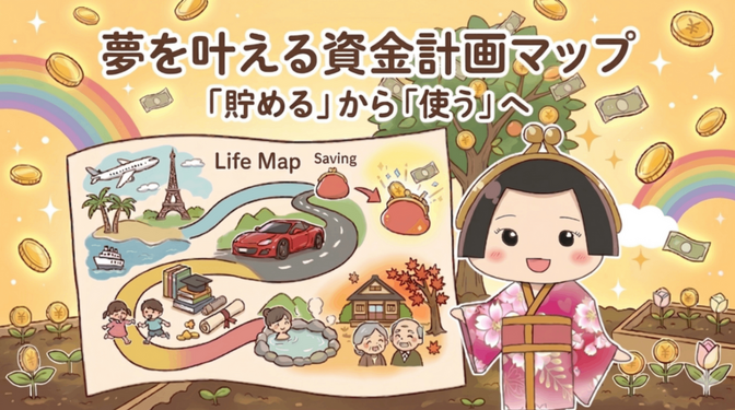 夢を叶える資金計画マップ～「貯める」から「使う」へ