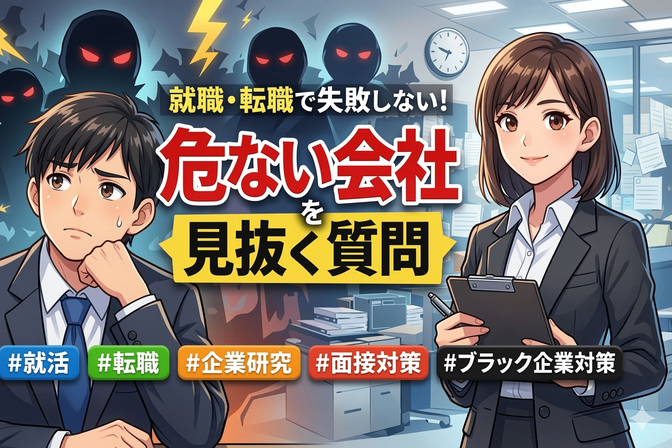 ブラック企業を5分で見抜くチェックリストと、面接で使える質問集
