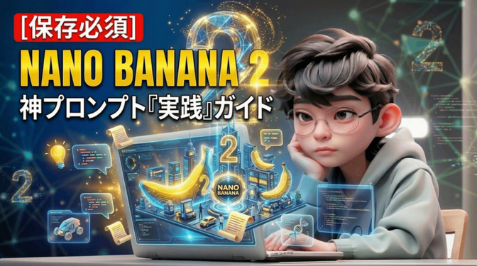 【保存版】Nano Banana 2 神プロンプト集 Part2
