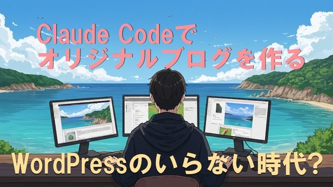 WordPressのいらない時代が来た？｜Claude Codeで爆速ブログが作れる理由を解説