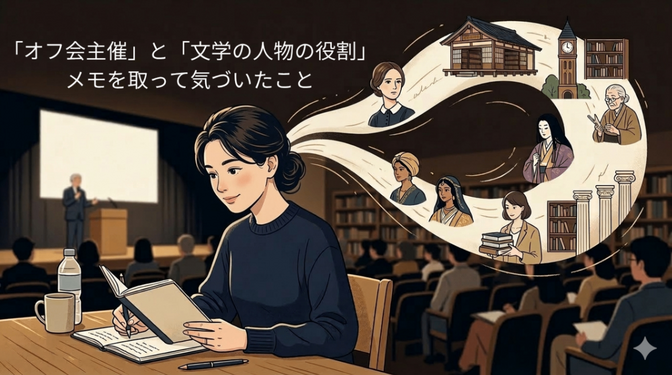 講演会で私だけメモを取って気づいた文学の女性像