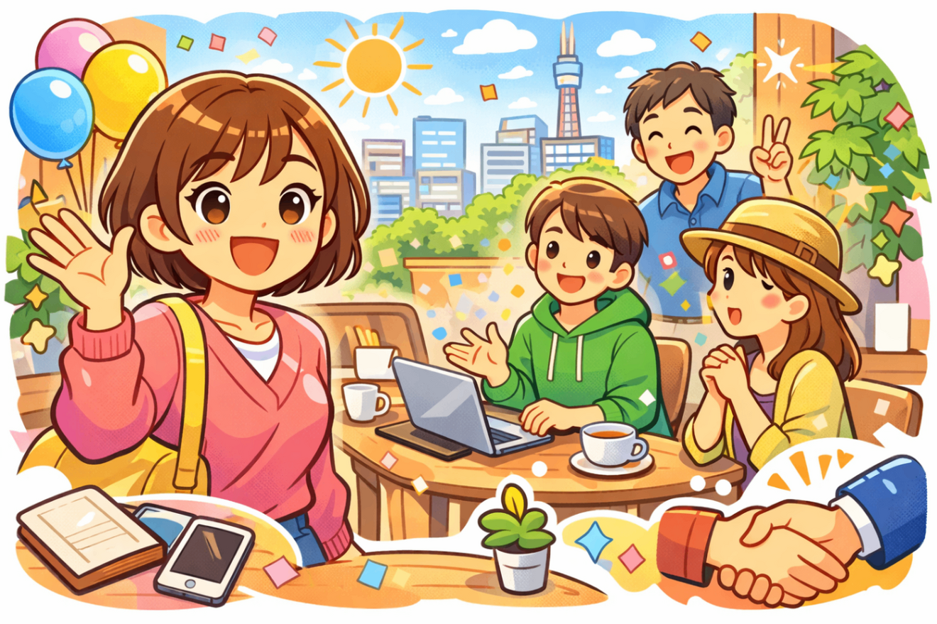 「人に会いや」の意味を痛感！オフ会に行ってみよう！｜リベシティノウハウ図書館