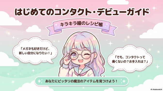 30秒で納得！お子さんはじめてのコンタクトレンズデビュー！