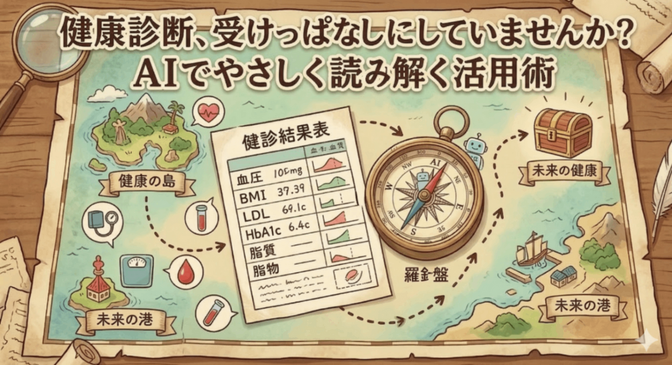 健康診断、受けっぱなしにしていませんか？AIでやさしく読み解く活用術健康