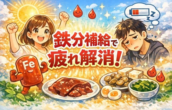 鉄分補給で疲れ解消