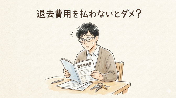 「退去費用を払わないとダメ？」管理会社と交渉してクリーニング費用9万円→0円にした方法