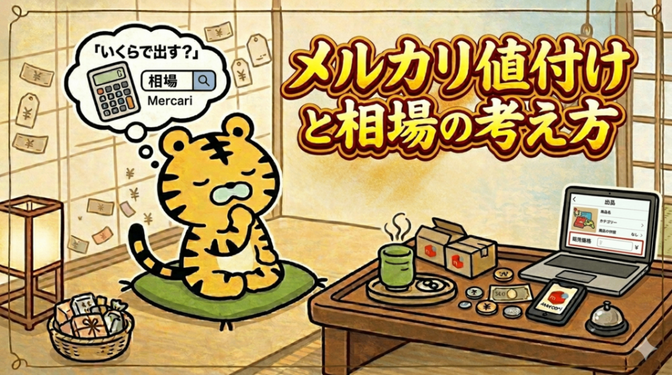 「いくらで出す？」で迷わなくなるメルカリ値付けと相場の考え方