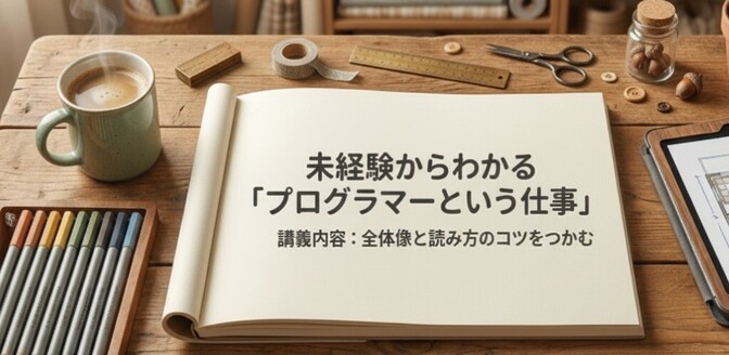 未経験からわかる『プログラマーという仕事』