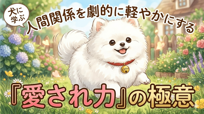 犬に学ぶ！人間関係を劇的に軽やかにする「愛され力」の極意