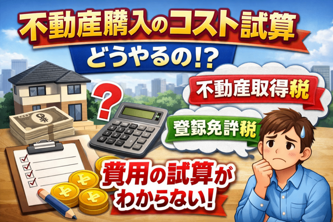 不動産購入に際してかかるコストを試算したい！最適なサイトをお教えします。