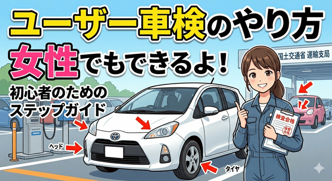 【完全ガイド】ユーザー車検のやり方（準備〜当日まで）
