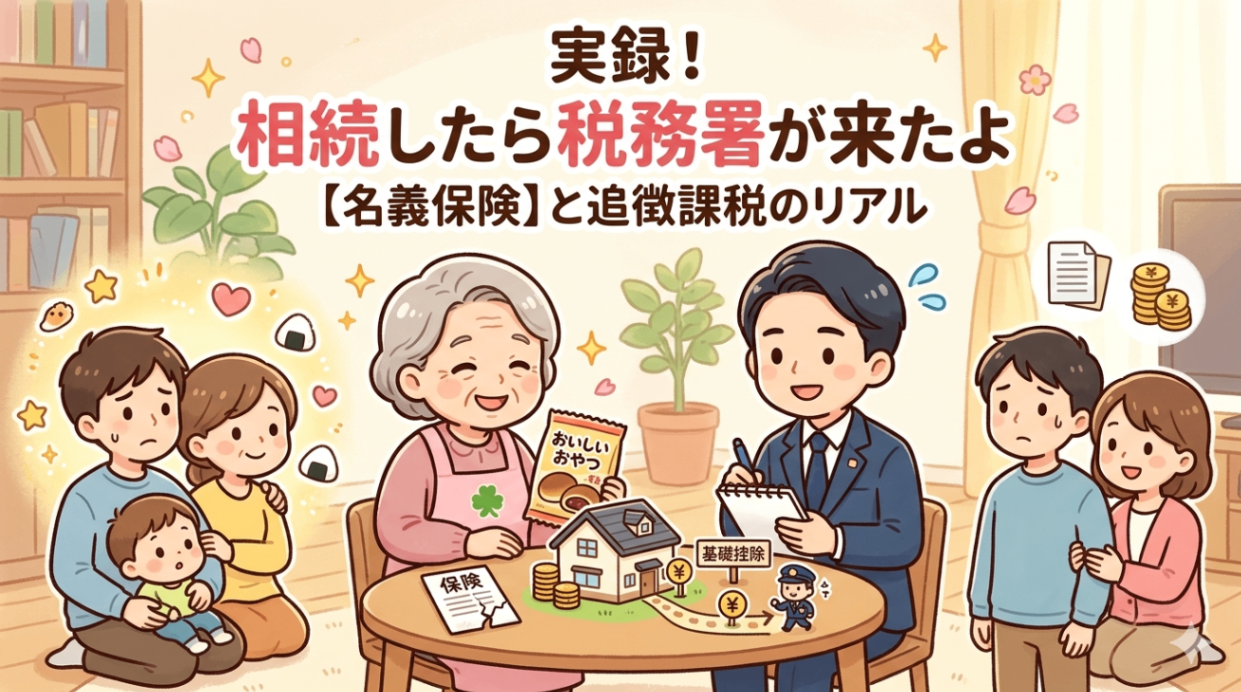 【実録】相続税で税務署がやってきた！知らないと怖い「名義保険」と追徴課税のリアル