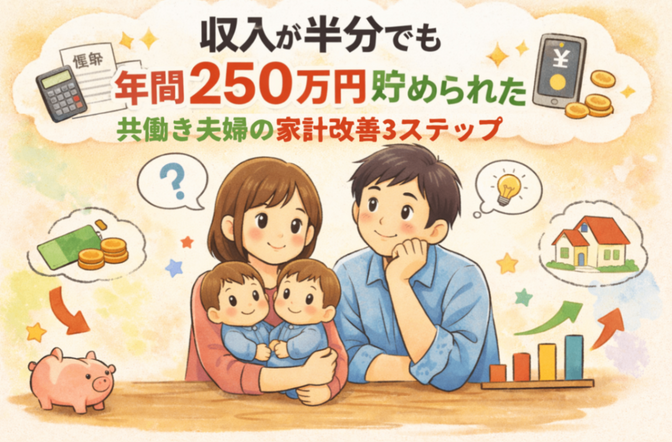 収入が育休前の半分にダウン！でも年間250万円貯金できた  双子育児＆共働き家庭の「家計の仕組み」