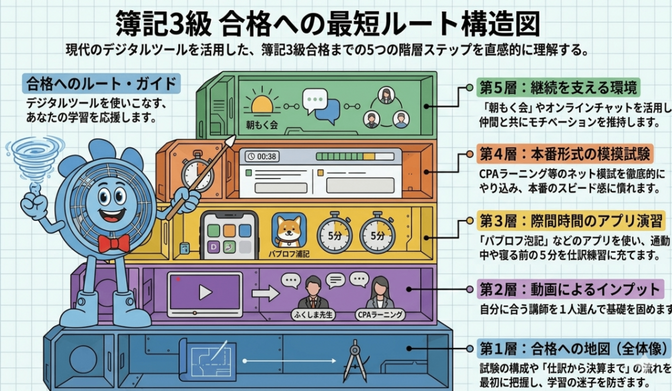 【簿記3級合格への道しるべ】あなたにぴったりの学習ツール比較ガイド