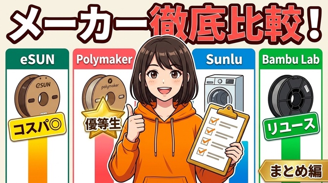 段ボールスプール時代の新常識！失敗しないフィラメント選び＆管理の極意【まとめ編】