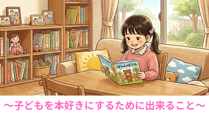 子どもを本好きにするために出来ること