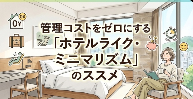 管理コストをゼロにする「ホテルライク・ミニマリズム」のススメ