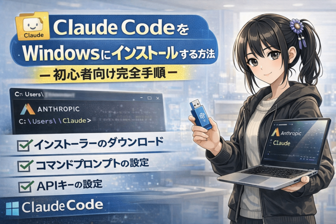 Claude Code をWindowsにインストールする方法