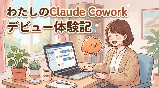 わたしのClaude Coworkデビュー🎉　体験記