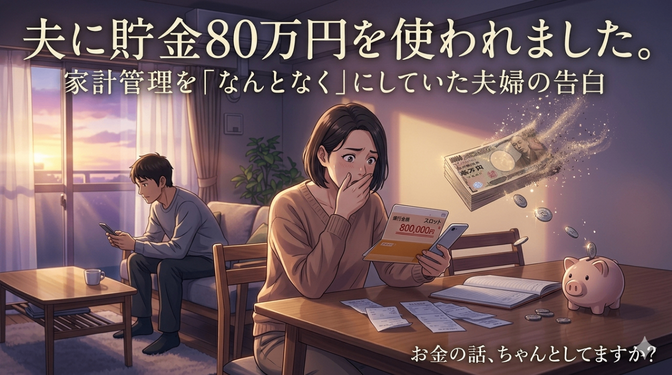 「うちは大丈夫」と思っていたら80万円なくなった話