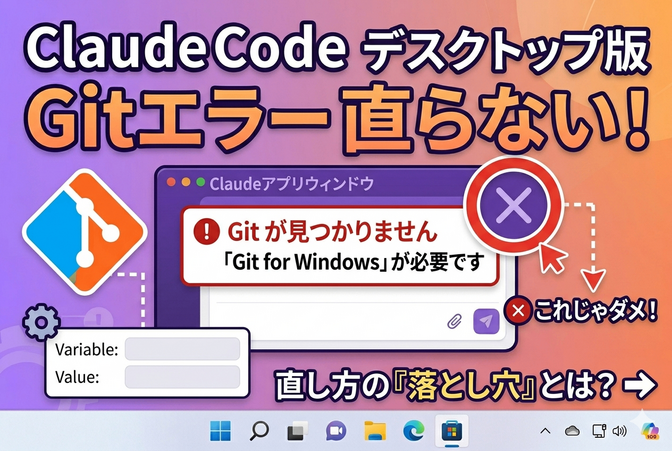 「×ボタン」じゃ足りない！？Claude CodeでGitエラーが出た時の完全解消ガイド