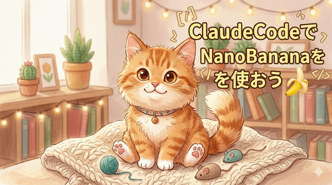 ClaudeCodeでNanoBananaを使おう🍌