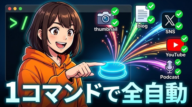 AIに「スキル」を覚えさせたら、毎回の作業が1コマンドで終わるようになった話