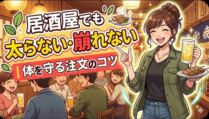 居酒屋でも太らない・崩れない｜体を守る注文のコツ