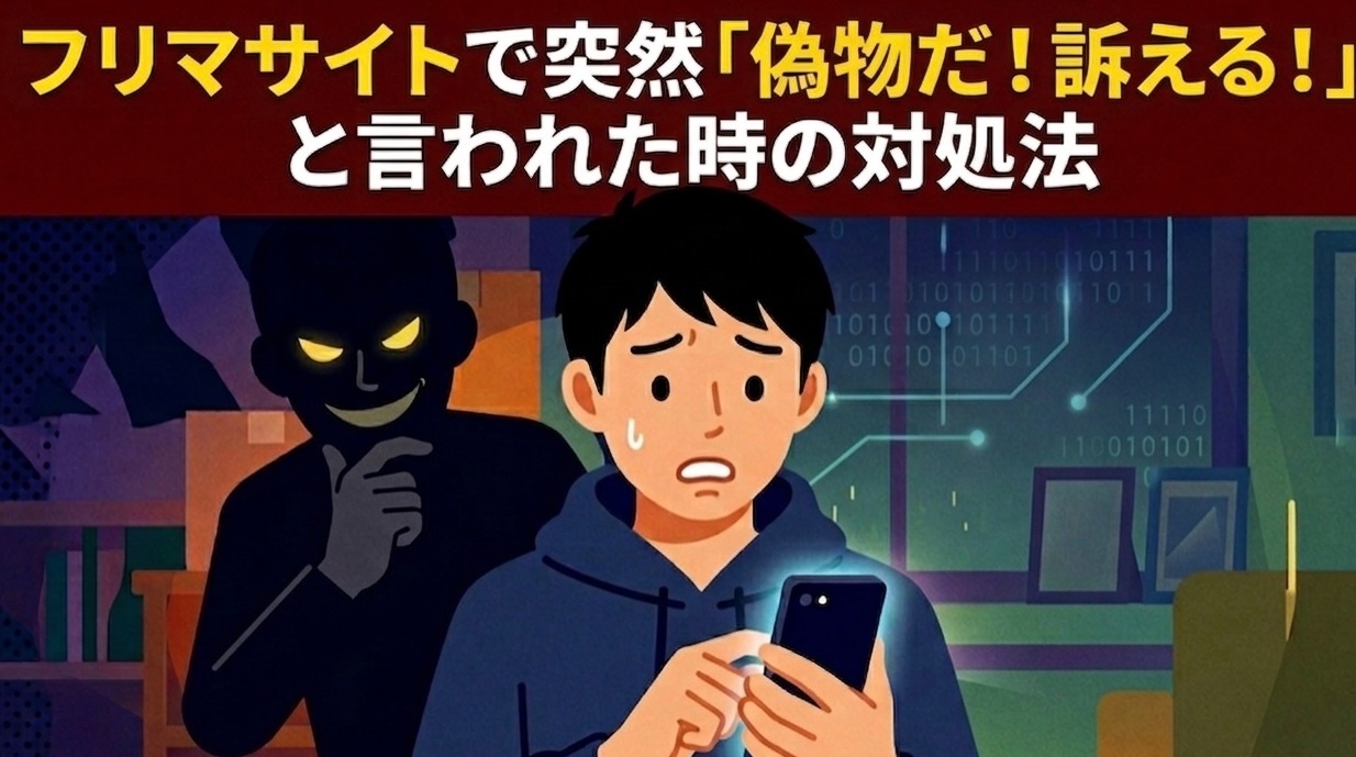 フリマサイトで突然「偽物だ！訴える！」と言われた時の対処法｜リベ