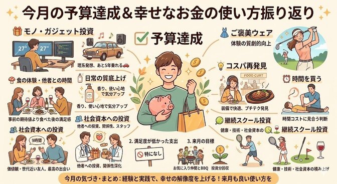 「幸せをお金で買う」5つの授業 ― 2026/03の実践レポート