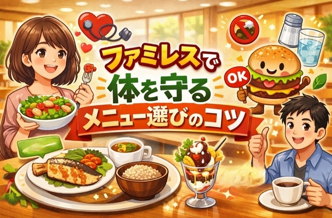 ファミレスで体を守るメニュー選びのコツ