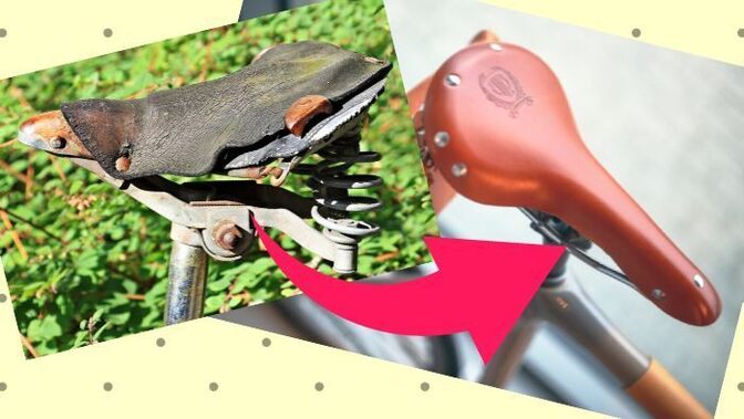 【自転車修理】サドルが破れてしみる？痛い？なら変えちゃいましょう！