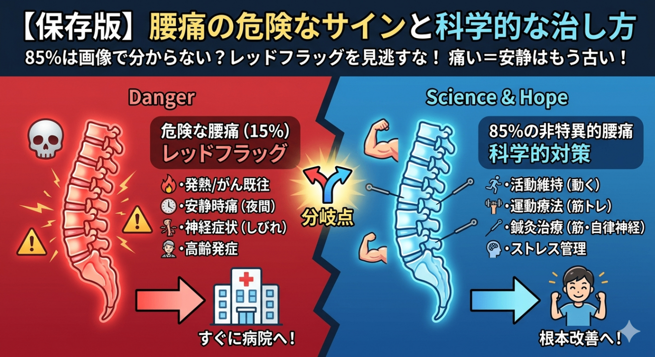 保存版」あなたの腰痛はどのタイプ？ 放置してはいけない「危険な