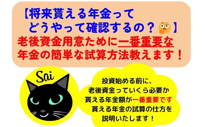 【将来貰える年金って、どうやって確認するの？🤔】将来貰える年金の試算方法を教えます！