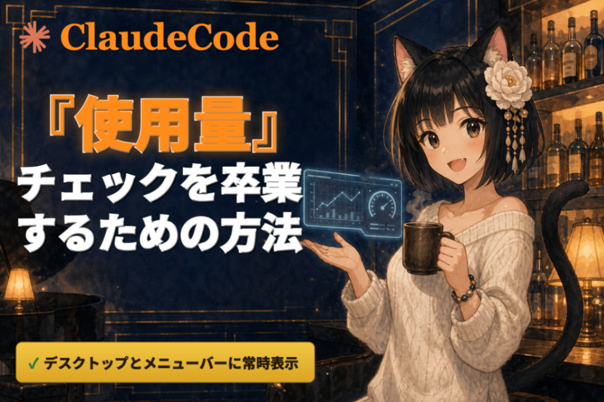 Fable5の「使用量」、ちょいちょい見てしまう方へ。デスクトップ常時